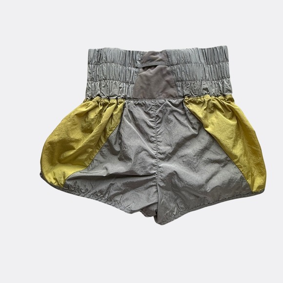 Free People FP Movement The Way Home Shorts – Grey/Blue/Yellow – Women's Size S - Picture 2 of 4